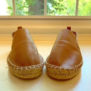 Vince Leather Espadrille Flat